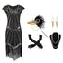 Robe Vintage 1920 Gris (Avec Accessoires) - Louise Vintage
