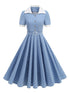 Robe Vintage 50s Ciel Pois - Louise Vintage