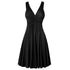 Robe Vintage 50s Grande Taille Noire - Louise Vintage