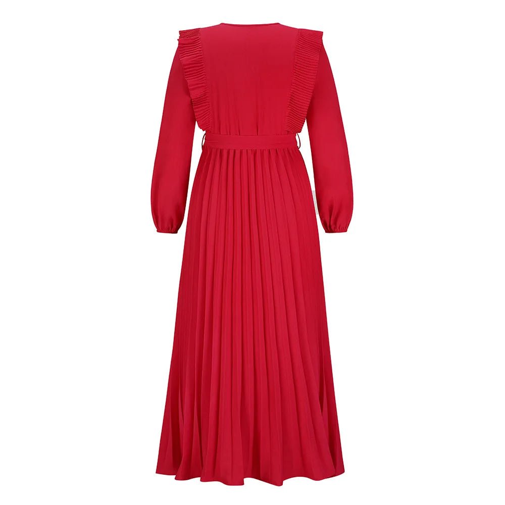 Robe Vintage Année 70 Rouge - Louise Vintage