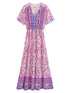 Robe Vintage Année 70 Violet - Louise Vintage