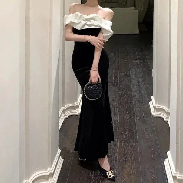 Robe Vintage Années 40 Art Noir - Louise Vintage