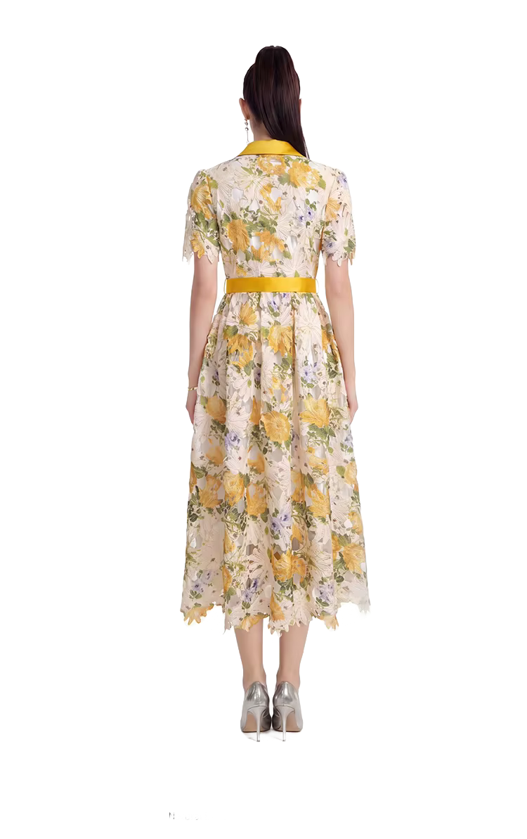 Robe Vintage Années 40 Dessin - Louise Vintage