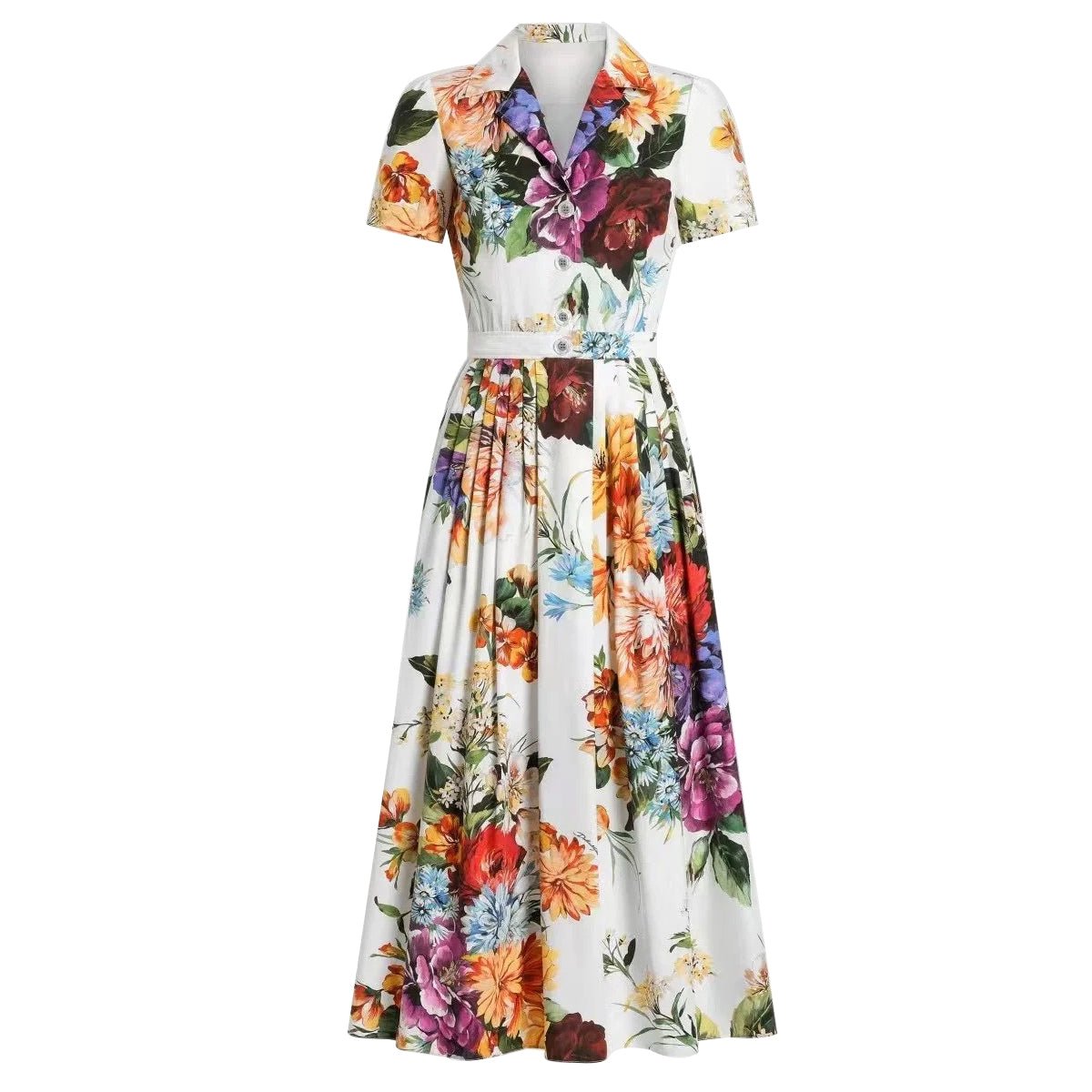 Robe Vintage Années 40 été - Louise Vintage