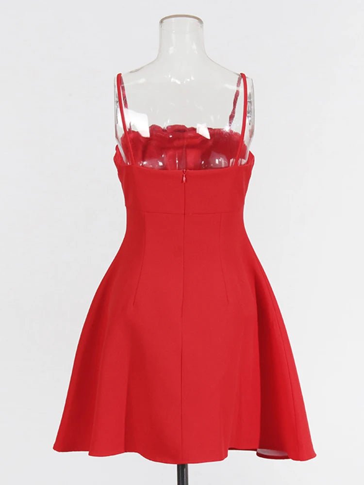 Robe Vintage Années 40 Luxe Rouge - Louise Vintage