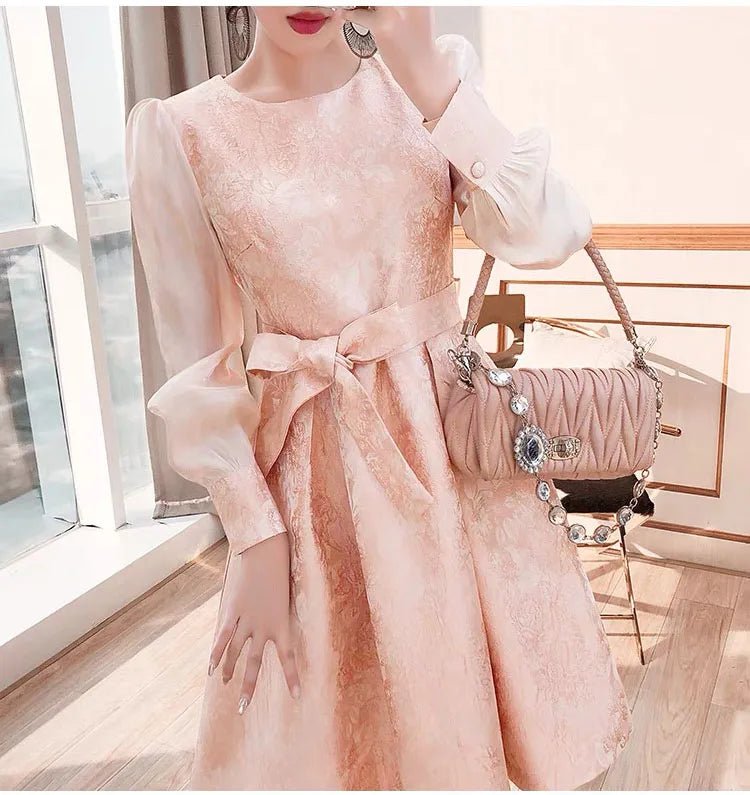 Robe Vintage Années 40 Old School Rose - Louise Vintage