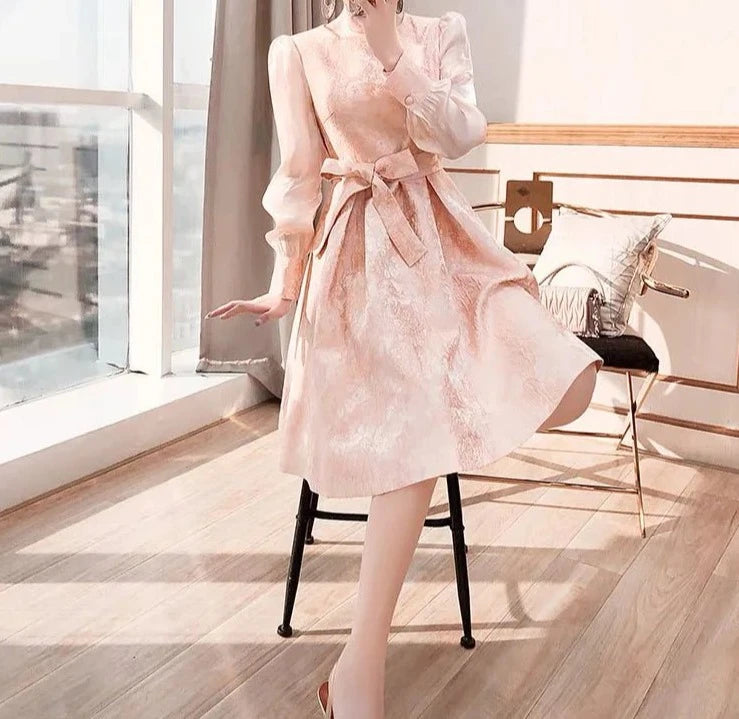 Robe Vintage Années 40 Old School Rose - Louise Vintage