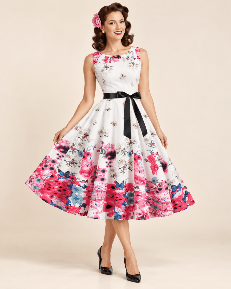 Robe Vintage Années 50 Volume - Louise Vintage