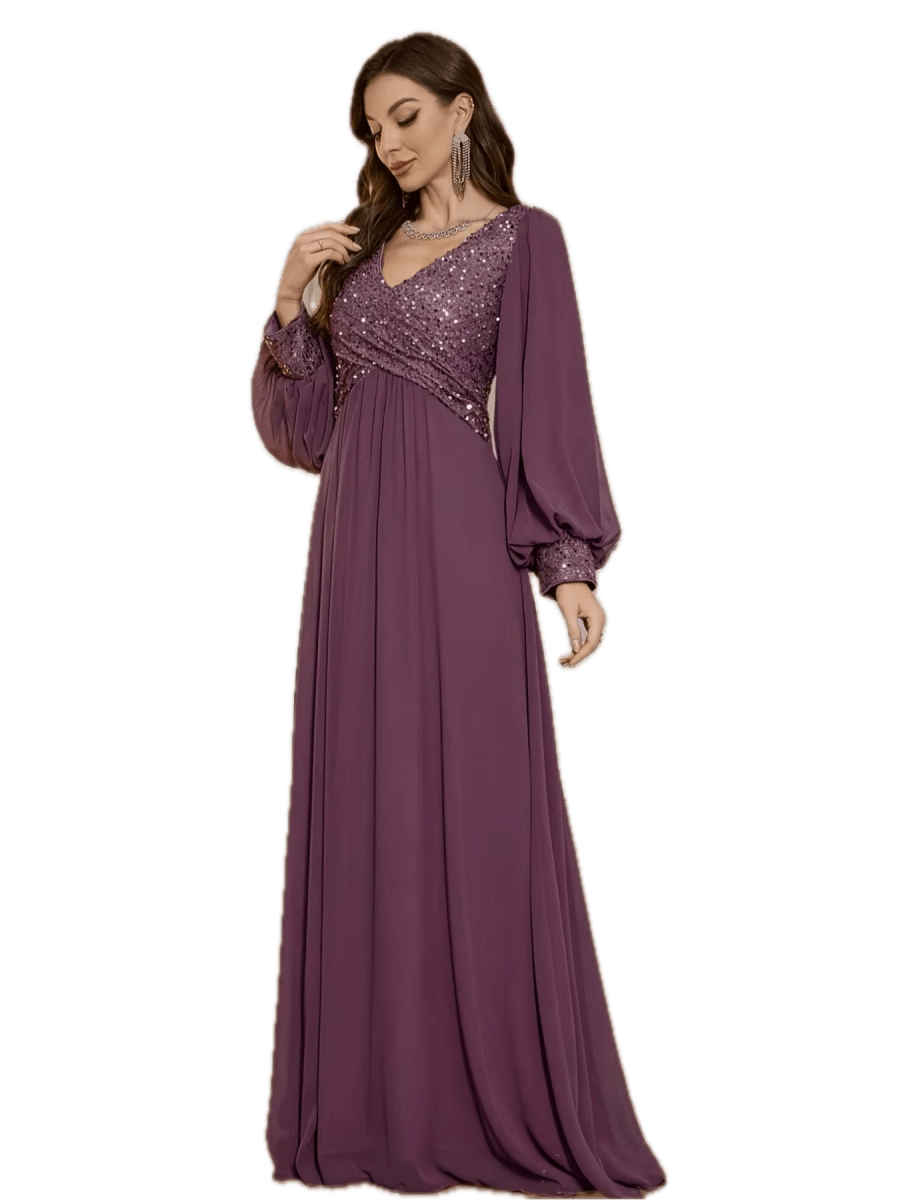 Robe Vintage Automne Hiver Bordeaux - Louise Vintage