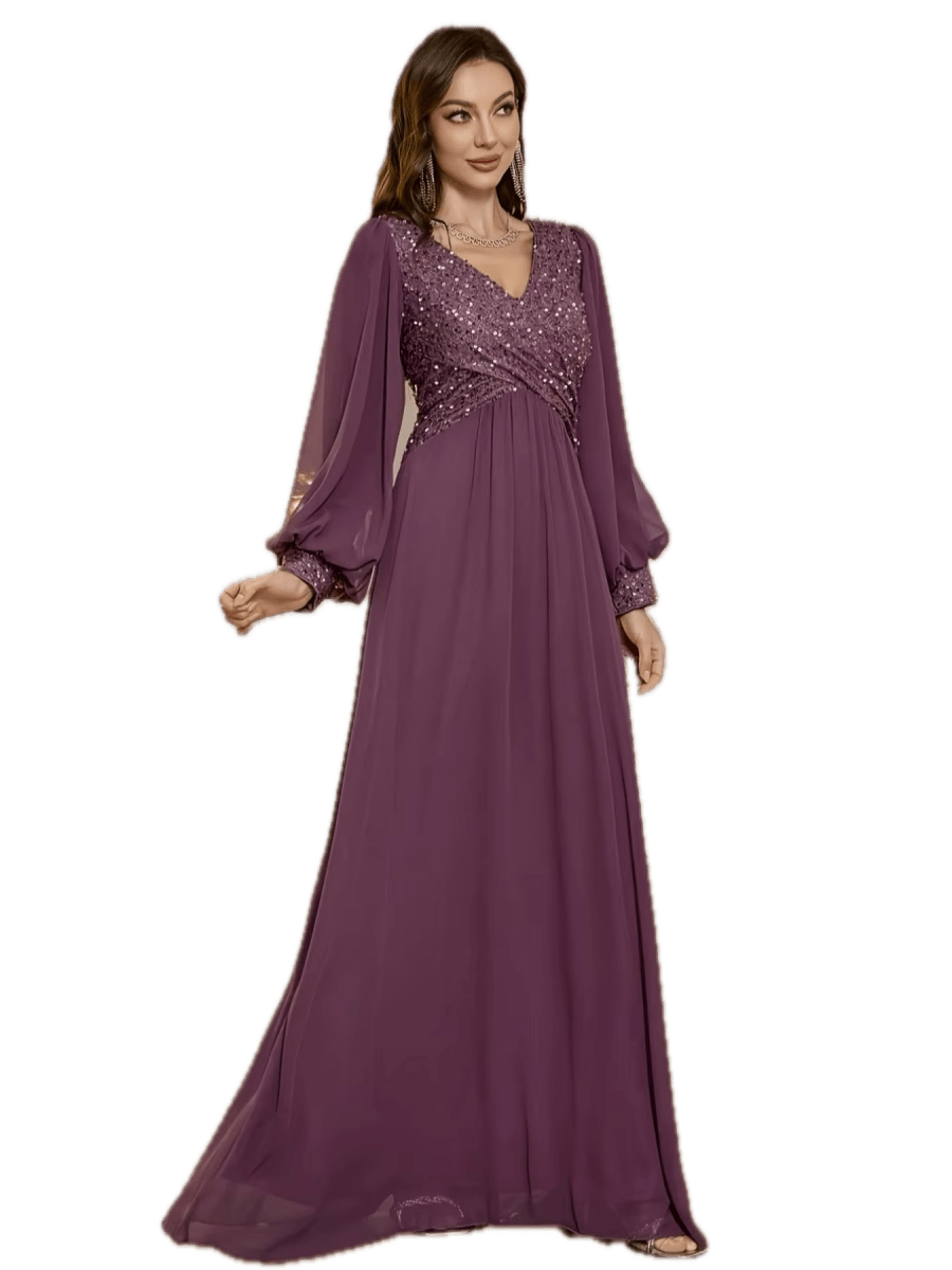 Robe Vintage Automne Hiver Bordeaux - Louise Vintage