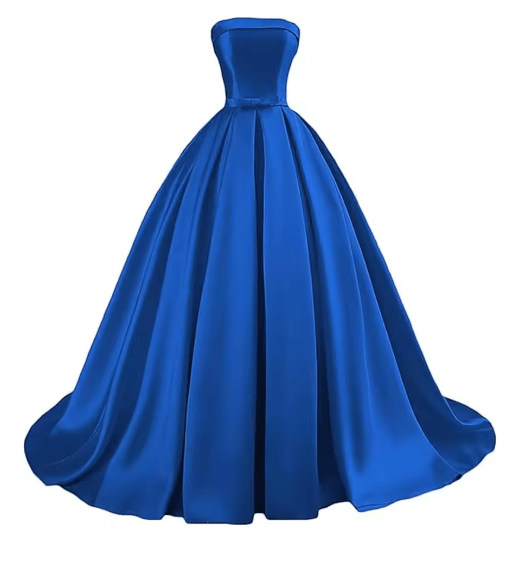 Robe Vintage Bleu Roi - Louise Vintage
