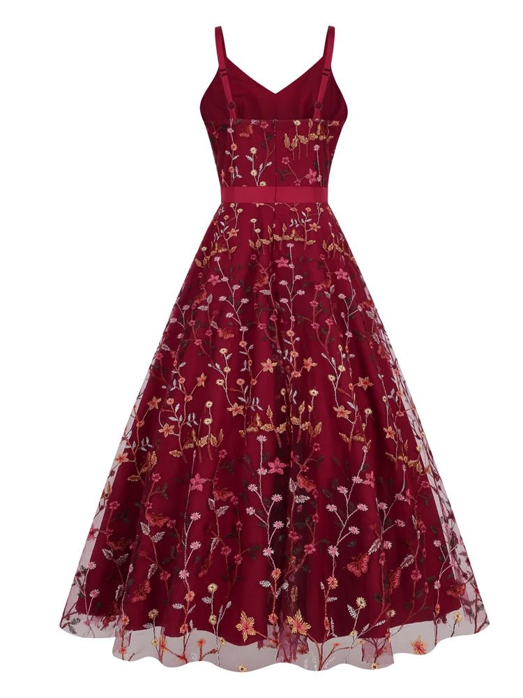 Robe Vintage Bordeaux - Louise Vintage