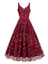 Robe Vintage Bordeaux - Louise Vintage