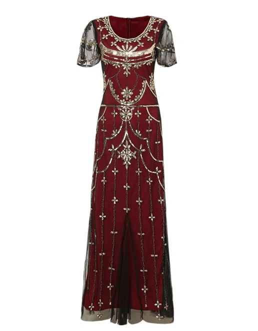 Robe Vintage Charleston Rouge - Louise Vintage