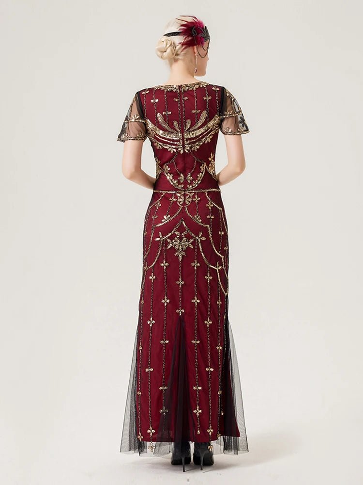 Robe Vintage Charleston Rouge - Louise Vintage