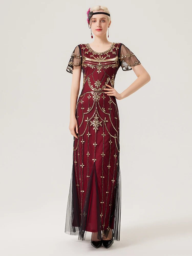 Robe Vintage Charleston Rouge - Louise Vintage