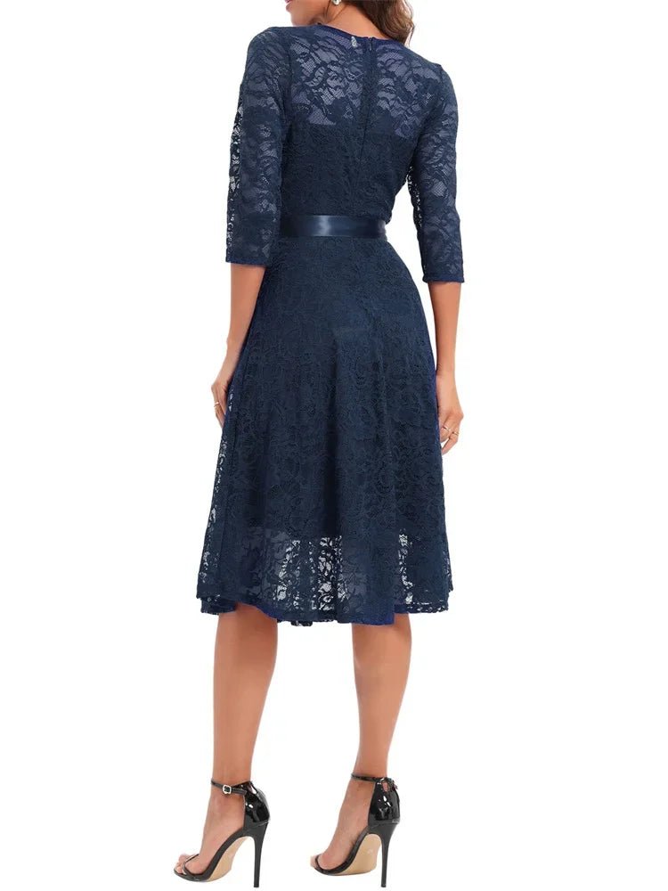 Robe Vintage Gala Marine - Louise Vintage