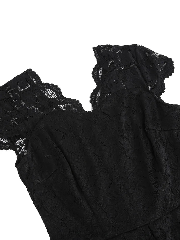 Robe Vintage Gala Noire - Louise Vintage