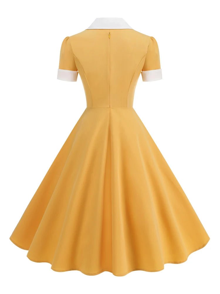 Robe Vintage Gingembre - Louise Vintage