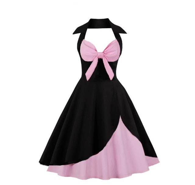 Robe Vintage Grande Taille Rockabilly Violet - Louise Vintage