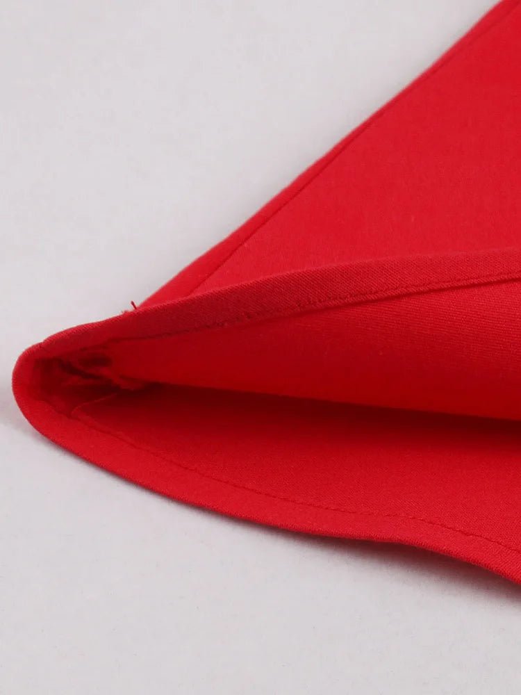 Robe Vintage Grande Taille Sexy Rouge - Louise Vintage