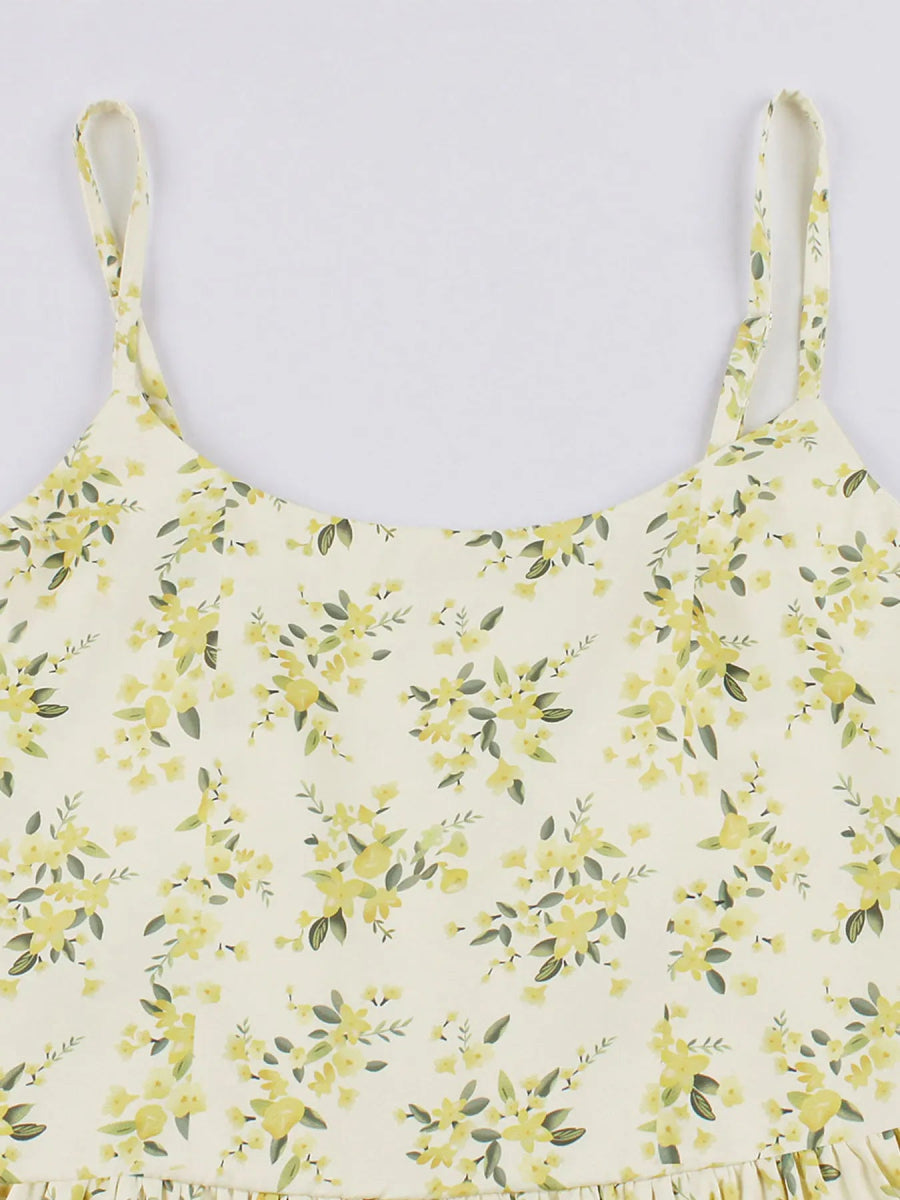 Robe Vintage Jaune - Louise Vintage