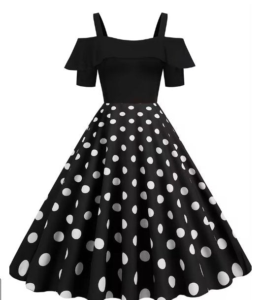 Robe Vintage Manches Hautes - Louise Vintage