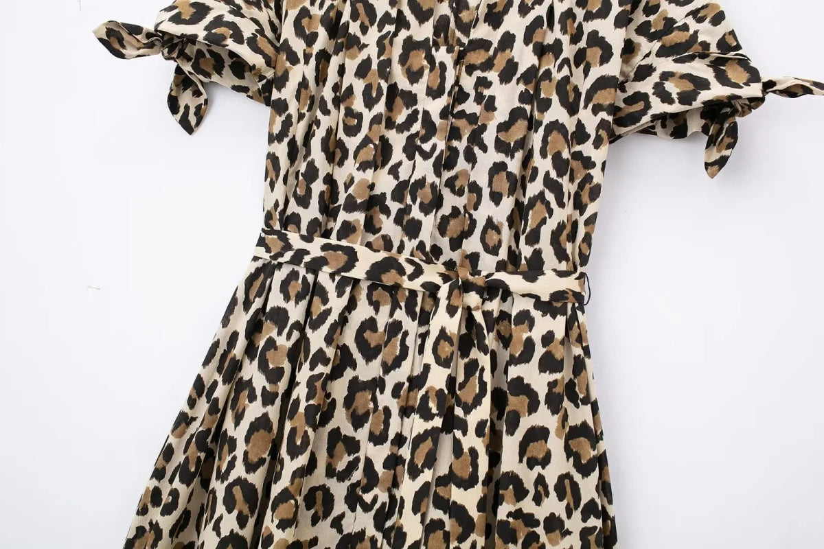 Robe Vintage Pin Up Leopard - Louise Vintage