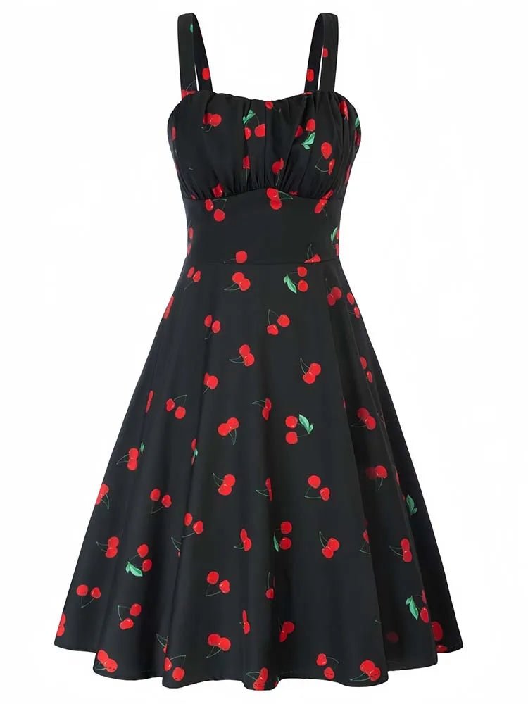 Robe Vintage Pin Up Pas Cher Cerises