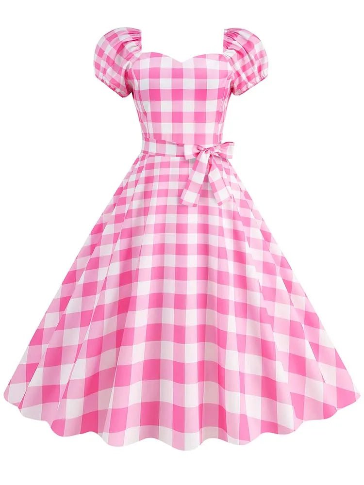 Robe Vintage Pin Up Pas Cher Roses - Louise Vintage