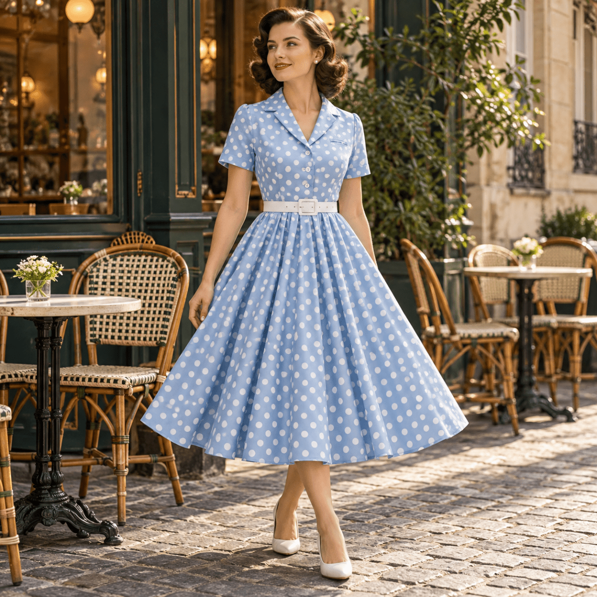 Robe Vintage Polkadot - Louise Vintage
