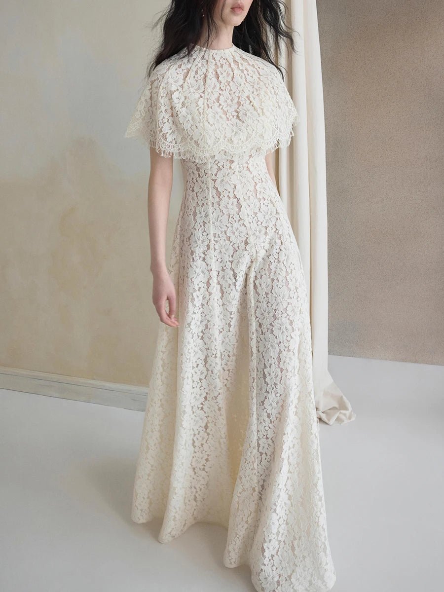 Robe Vintage Pour Mariage Blanche - Louise Vintage
