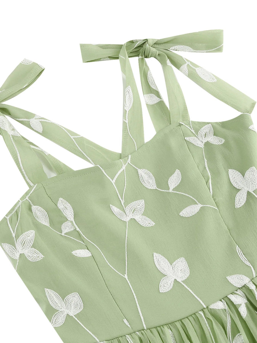 Robe Vintage Récéption Verte - Louise Vintage