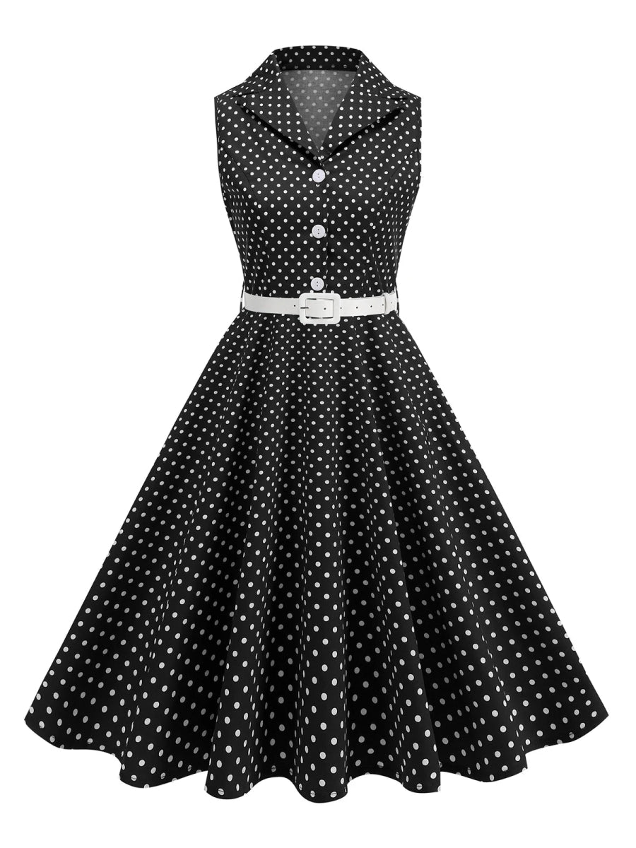 Robe Vintage Rockabilly 50s Oiseaux - Louise Vintage