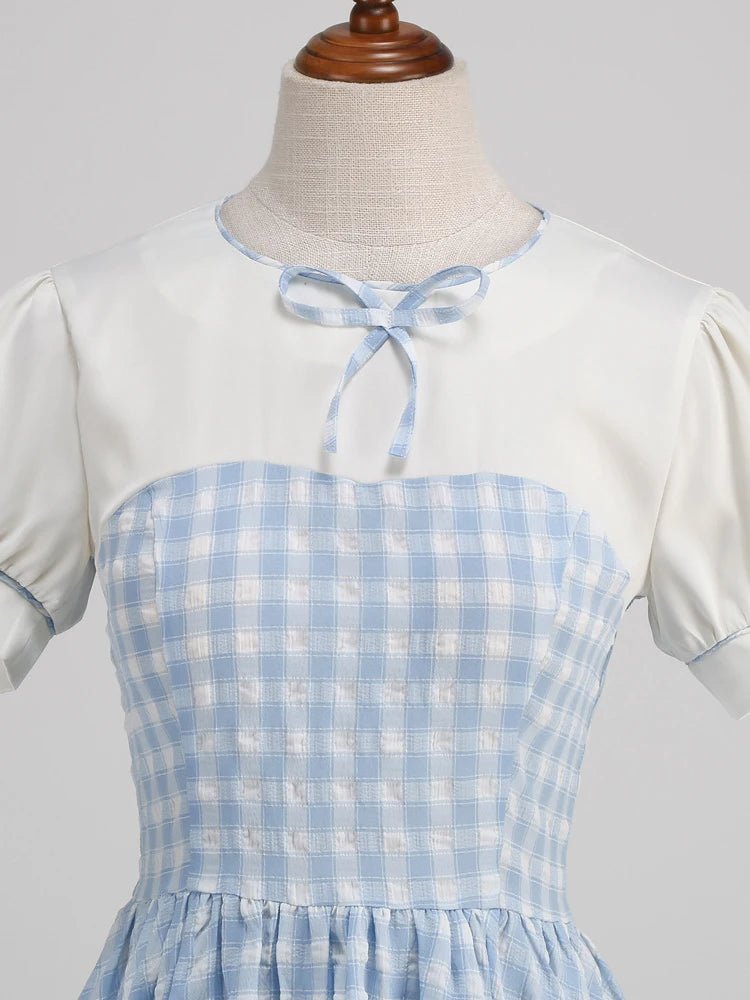 Robe Vintage Romantique Ciel - Louise Vintage