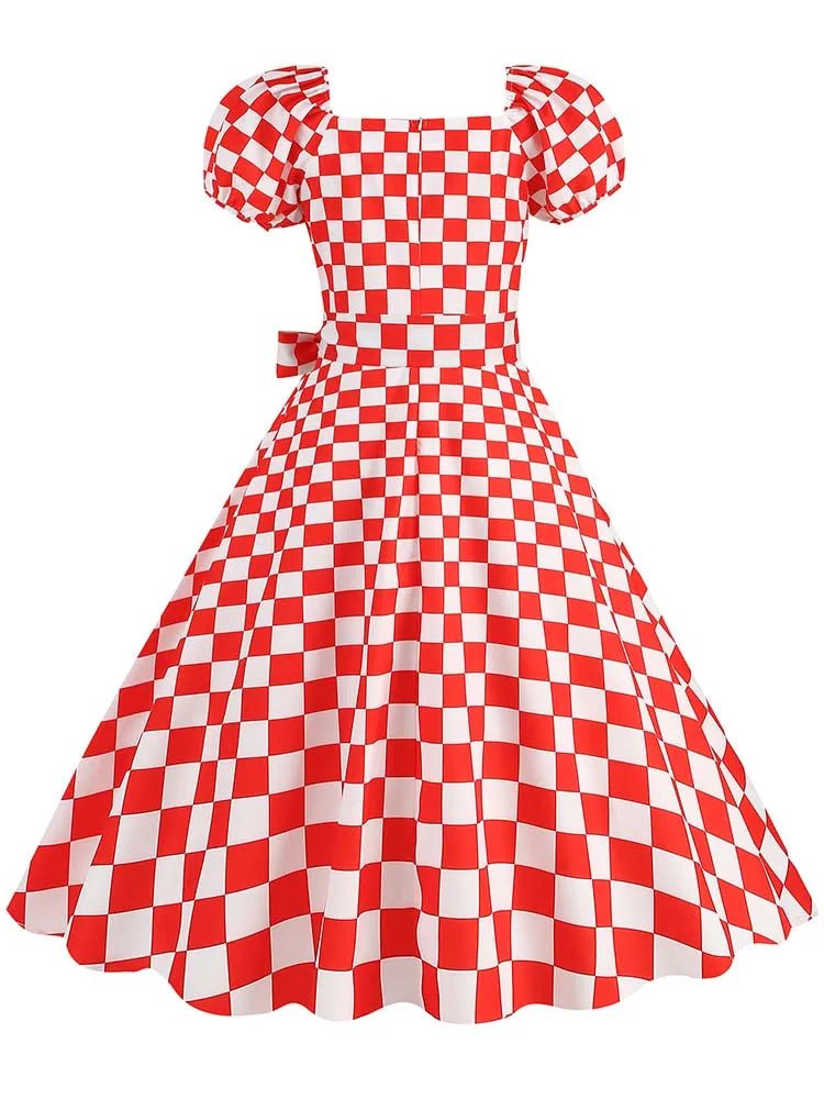 Robe Vintage Rouge Moderne - Louise Vintage