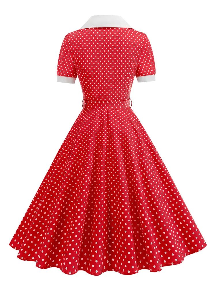 Robe Vintage Rouge Passion - Louise Vintage