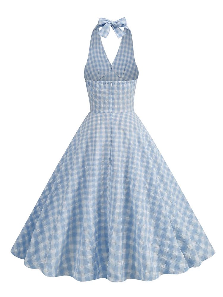 Robe Vintage Sans Manches Bleu - Louise Vintage