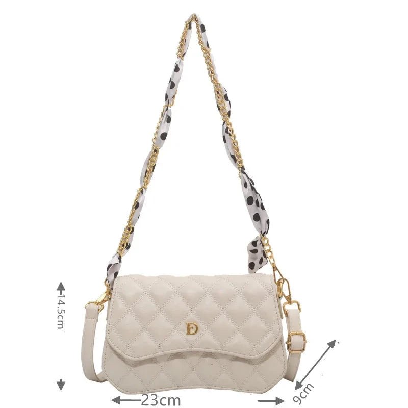 Sac à Main Vintage en Cuir Blanc - Louise Vintage
