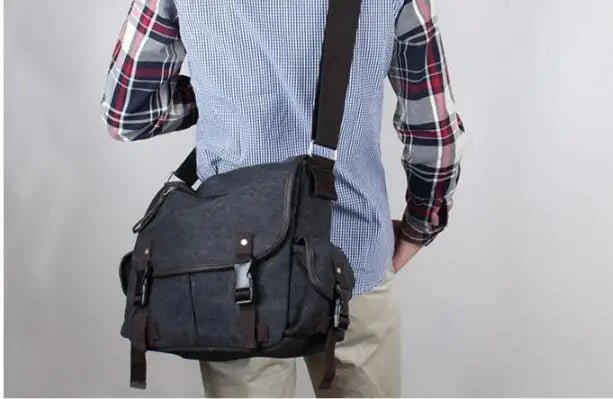 Sac Besace Vintage Noir - Louise Vintage