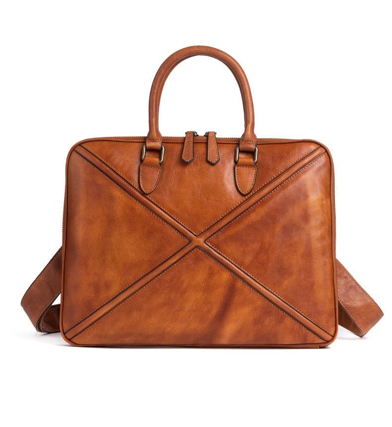 Sac PC Vintage 13 Pouces Marron - Louise Vintage
