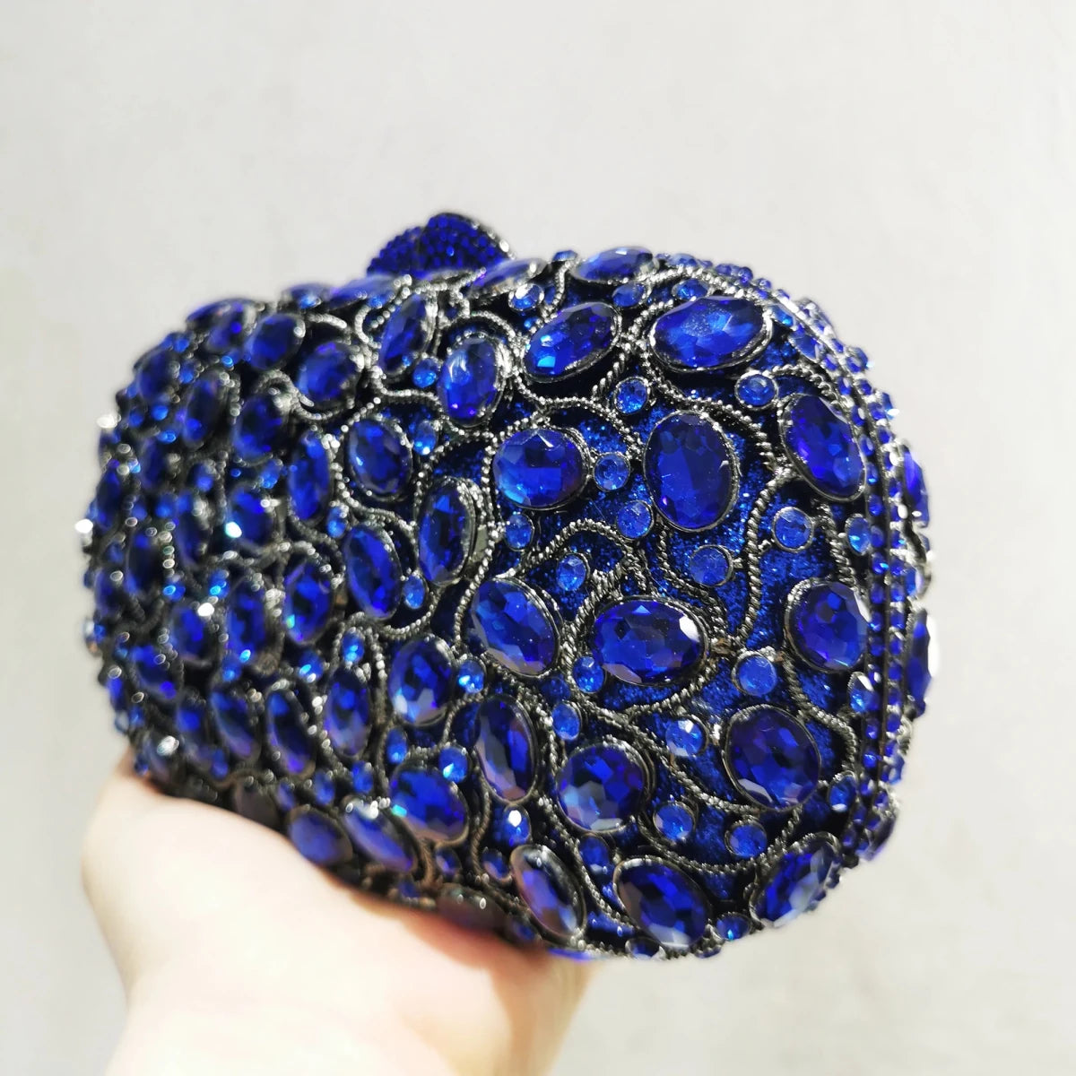 Sac Pochette Vintage Femme Bleu - Louise Vintage