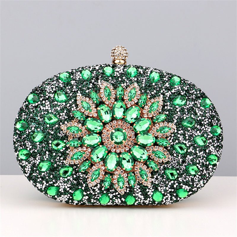Sac Soirée Pochette Vintage Vert - Louise Vintage