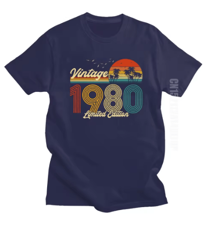 T Shirt Vintage 80s - Louise Vintage