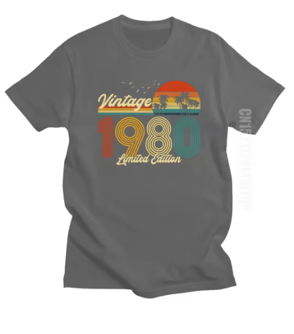 T Shirt Vintage 80s - Louise Vintage