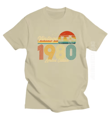 T Shirt Vintage 80s - Louise Vintage