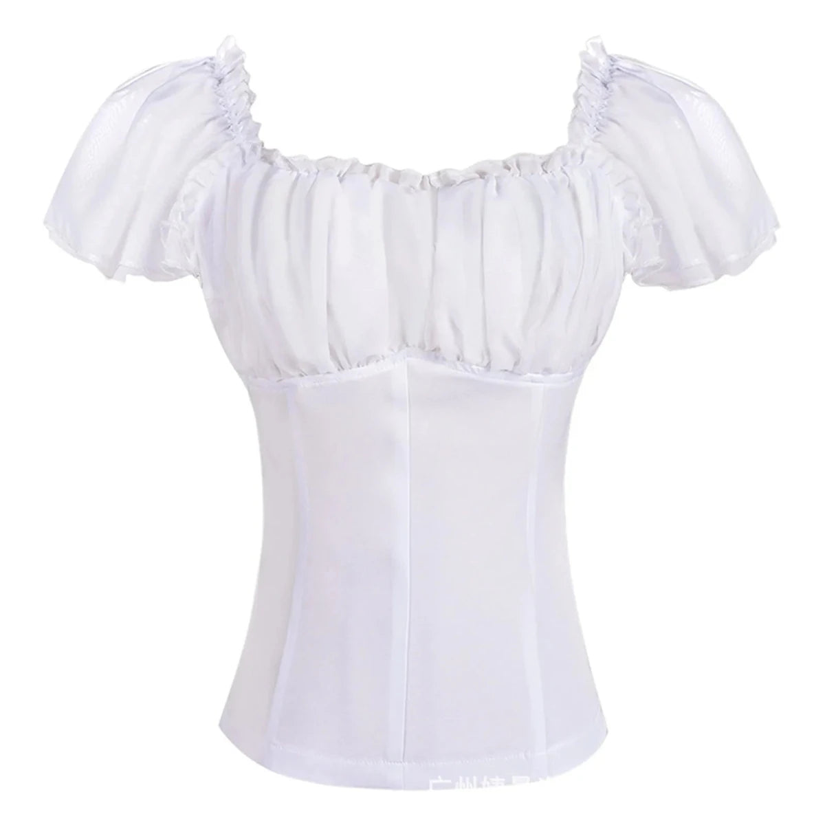 Top Vintage Années 50 Blanc - Louise Vintage
