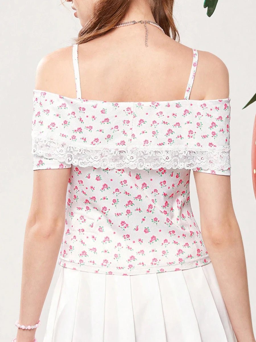 Top Vintage Femme Fleurs - Louise Vintage