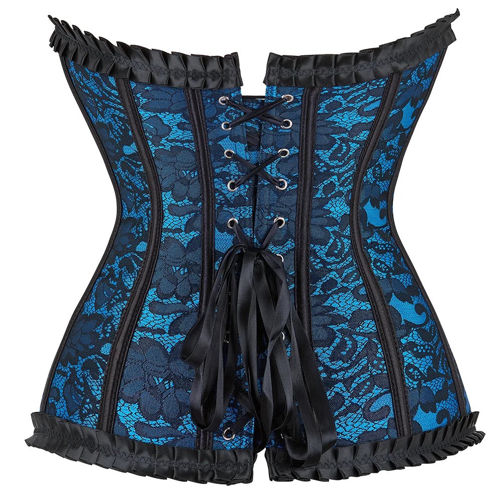 Top Vintage Pin Up Bleu - Louise Vintage