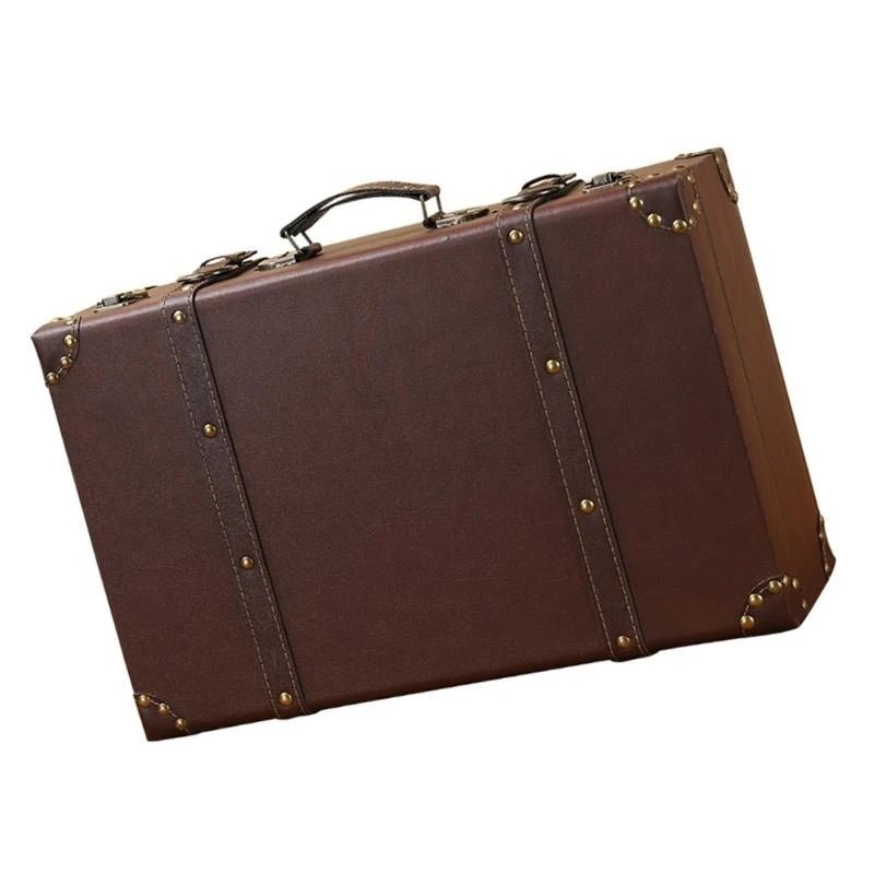 Valise Vintage Déco Cuir - Louise Vintage